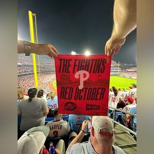 Phillies 2023 post season rally towel